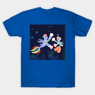 Rainbow parents seaponies T-Shirt